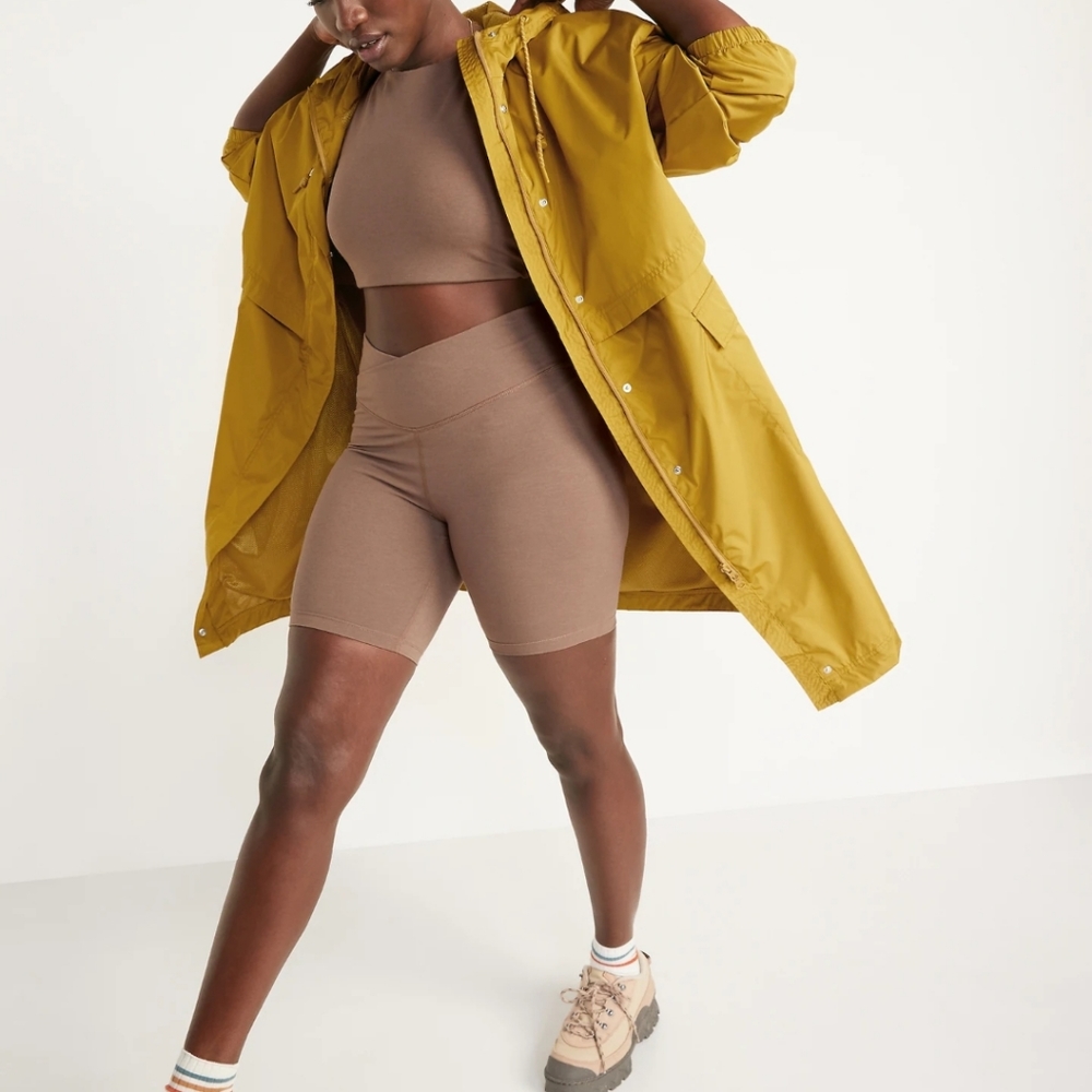 Oversized Water-Resistant Hooded Coat